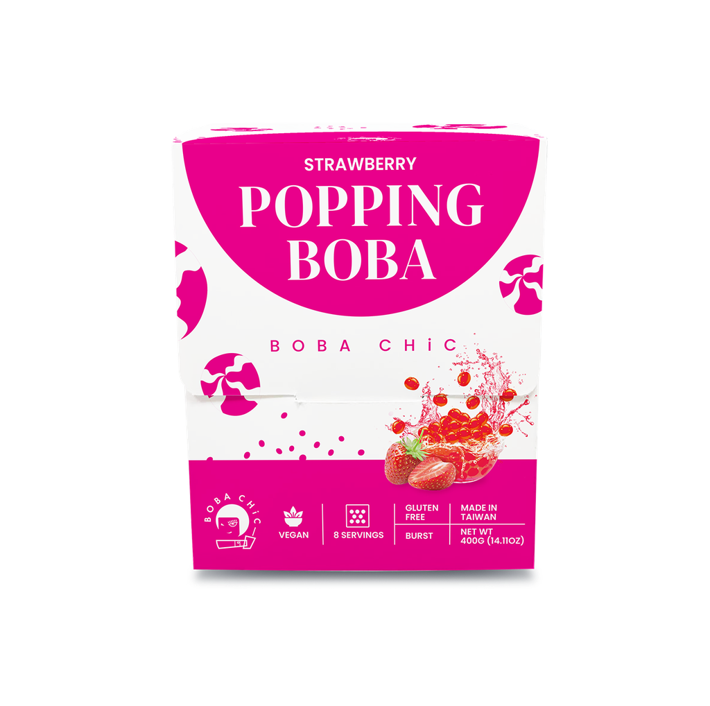 Strawberry Popping Boba