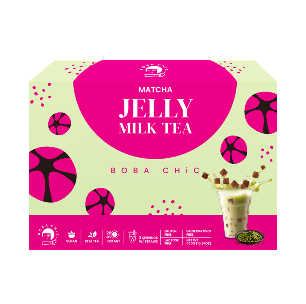 抹茶綠茶凍奶茶