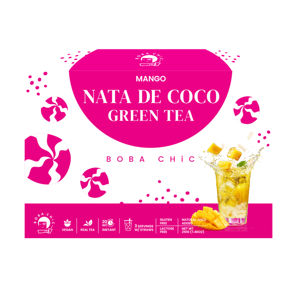 Mango Nata de Coco Green Tea